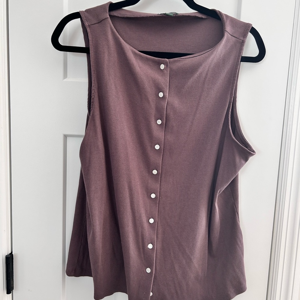 Wild Fable Mauve Sleeveless Blouse